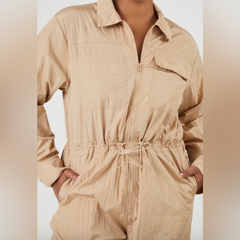 Drawstring jumpsuit - 1X - Picture 4 of 6